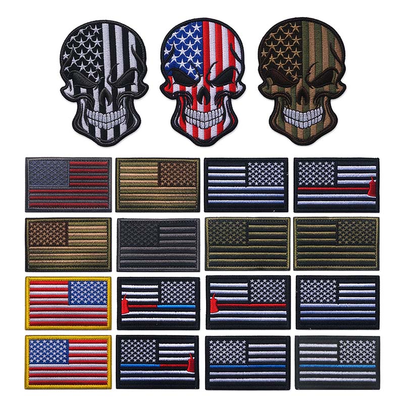 2PCS/Lot USA Flag Skull Morale - Urban Backpack Tactical review and price