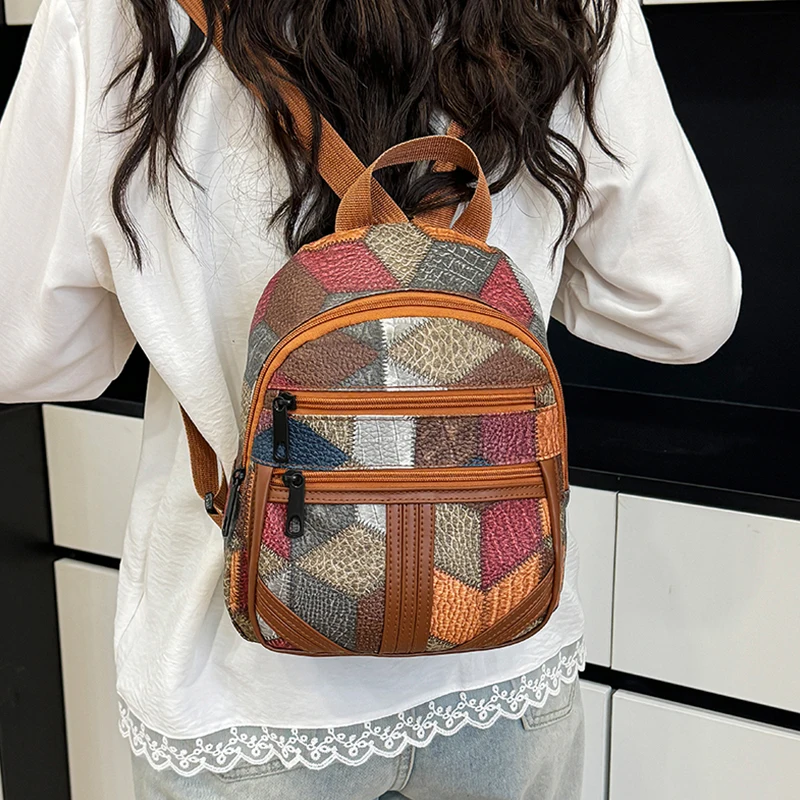 Style Women's Patchwork Backpa - Fashion Backpack Women review and price