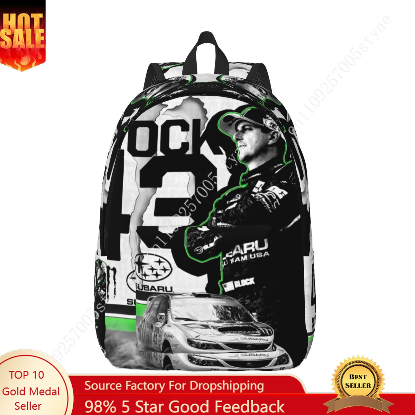 Ken Block 43 Custom Canvas Lig - Canvas Backpack Casual review and price